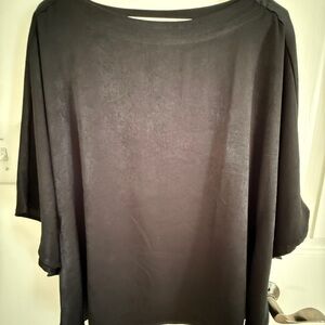 Chico's Black Batwing Blouse Small